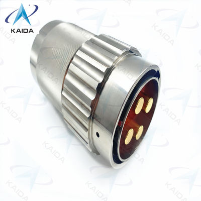 Conector Elétrico Circular da Série Y50DX Alumínio Níquel Electroless Plug 4 Contatos.Y50DX-D404TJ2