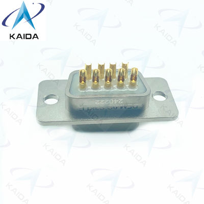 500V MIL-DTL-83513 Conector de recipiente de alumínio Micro D 500 Ciclos de acoplamento Contatos de liga de cobre.DEM-9S-S3KLE