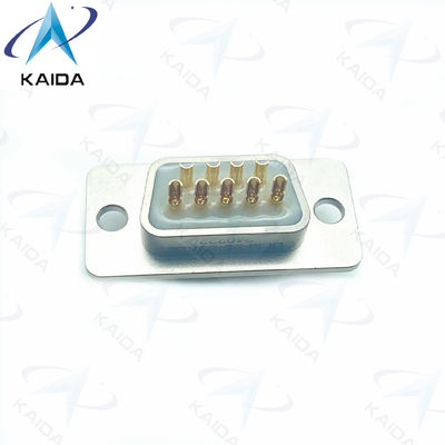 500V MIL-DTL-83513 Conector de recipiente de alumínio Micro D 500 Ciclos de acoplamento Contatos de liga de cobre.DEM-9S-S3KLE
