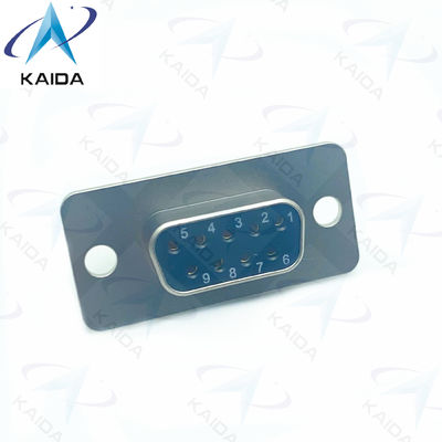 500V MIL-DTL-83513 Conector de recipiente de alumínio Micro D 500 Ciclos de acoplamento Contatos de liga de cobre.DEM-9S-S3KLE