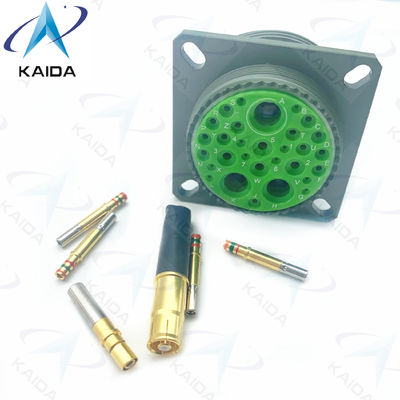 Contacto de Crimp de ouro MIL-DTL-38999 série III Olive Green Cadmium Shell 7A Voltage 500V.D38999/20WJ20SN.8D série.