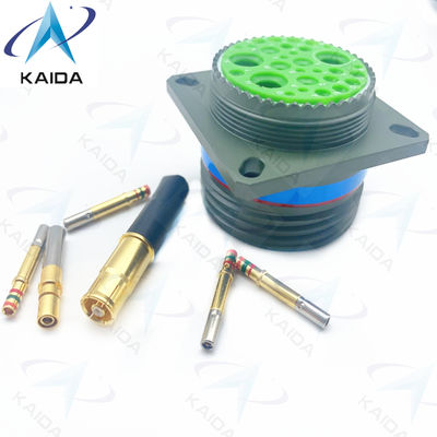 Contacto de Crimp de ouro MIL-DTL-38999 série III Olive Green Cadmium Shell 7A Voltage 500V.D38999/20WJ20SN.8D série.