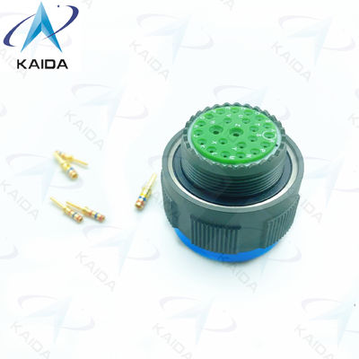 500V Cadmio verde-oliva MIL-DTL-38999 Série 3 Contatos Crimp Gold 23 Pins Machos Série D38999/26WE99PN.8D