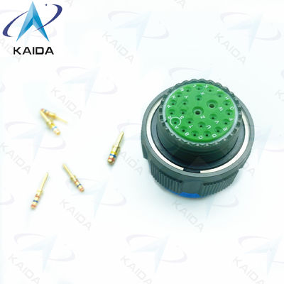 500V Cadmio verde-oliva MIL-DTL-38999 Série 3 Contatos Crimp Gold 23 Pins Machos Série D38999/26WE99PN.8D