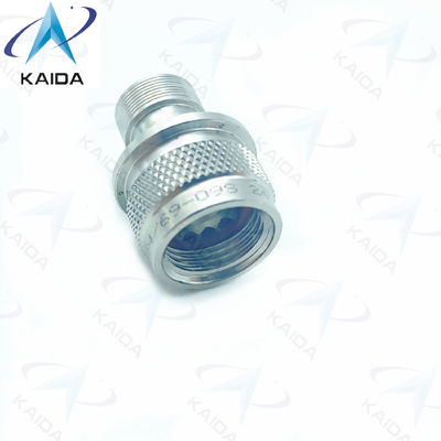 Adaptador de botão de encolhimento recto passivo de aço inoxidável para conector M85049/69-09S