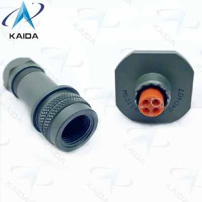 Conector em miniatura de liga de alumínio com 4 contatos de solda de verde-oliva acabamento de cádmio MS3114M8-4SN Hermetic Backshell