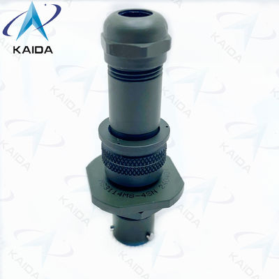 Conector em miniatura de liga de alumínio com 4 contatos de solda de verde-oliva acabamento de cádmio MS3114M8-4SN Hermetic Backshell