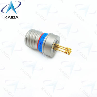 D38999 Conector de soldadura por enchufe recto personalizado com 500 ciclos de resistência D38999/25FA98PNH Níquel sem elétrons.