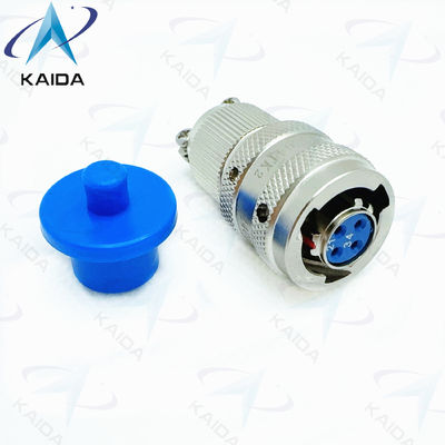 Conector elétrico circular de alumínio série Y11P com acabamento de níquel sem elétrico / pinça de alívio de tensão Y11P-0804TK2