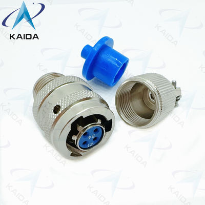 Conector elétrico circular de alumínio série Y11P com acabamento de níquel sem elétrico / pinça de alívio de tensão Y11P-0804TK2