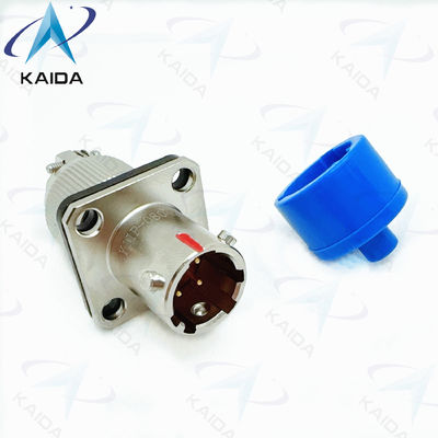 Conector elétrico circular Receptacle 4 Contacts Electroless Nickel Finish -55.C to 125.C Operating。Y11P-0804ZK10-2