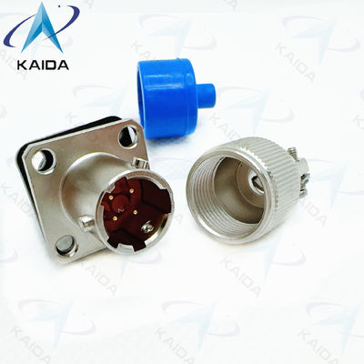 Conector elétrico circular Receptacle 4 Contacts Electroless Nickel Finish -55.C to 125.C Operating。Y11P-0804ZK10-2