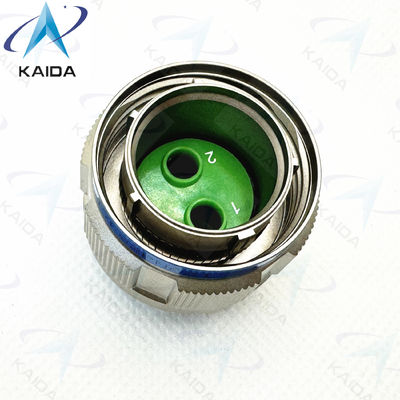 MILDTL-38999 2 Twinax contatos roscados / níquel sem eletricidade / ouro contato final conector militar D38999/26FE82PN