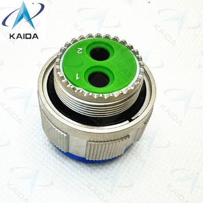 MILDTL-38999 2 Twinax contatos roscados / níquel sem eletricidade / ouro contato final conector militar D38999/26FE82PN