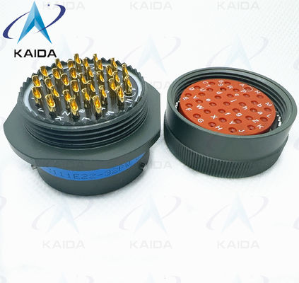 Ligação de alumínio de 22-shell MIL-DTL-26482 Série 1 Conector em miniatura 7.5 Amp 500V.MS3111E22-32PW Ambiental selado