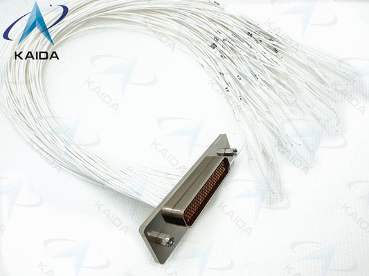 Conectores retangulares de tensão nominal de 500 V de ouro sobre níquel para conexão durável J30J-100TJK-Q.100 Pins femininos