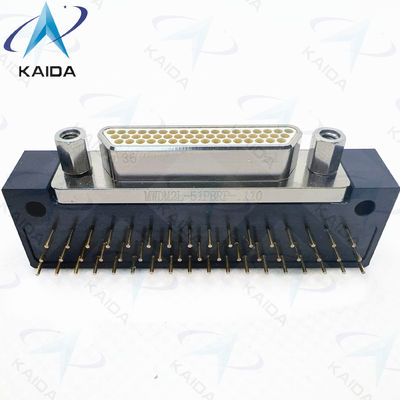 MIL-DTL-83513 51 Conectores Micro D de ângulo direito de contato -55 a 125.C.