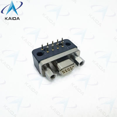 MWDM2L-9PCBRR3-110 MIL-DTL-83513 51-Contacto ângulo direito através do buraco PCB recipiente de liga de cobre série MWDM Glenair