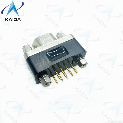 MIL-DTL-83513 Socket Rectangular Vertical Micro D PCB Connector Gold Over Nickel Contact Plating GMR7580-9S2BPN