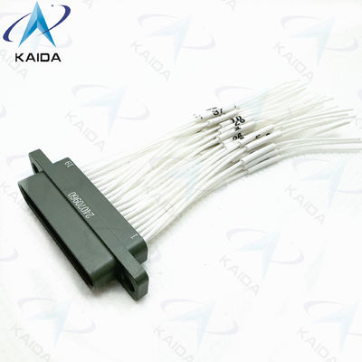 Conectores retangulares Micro D de alta resistência para ambientes adversos MIL-DTL-83513 J30J-37ZK-G Cadmio verde oliveira
