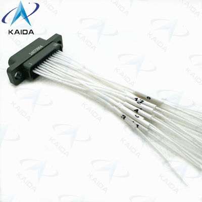 Conectores retangulares Micro D de alta resistência para ambientes adversos MIL-DTL-83513 J30J-37ZK-G Cadmio verde oliveira