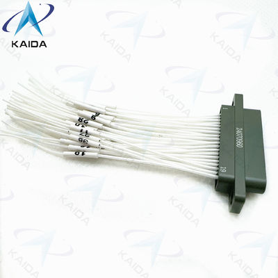 Conectores retangulares Micro D de alta resistência para ambientes adversos MIL-DTL-83513 J30J-37ZK-G Cadmio verde oliveira