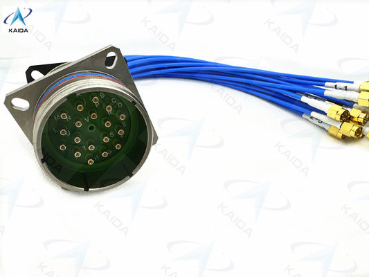 Contactos coaxial com níquel sem elétrico Cable coaxial com terminação SMJ