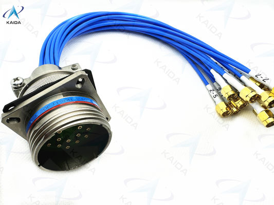 Contactos coaxial com níquel sem elétrico Cable coaxial com terminação SMJ