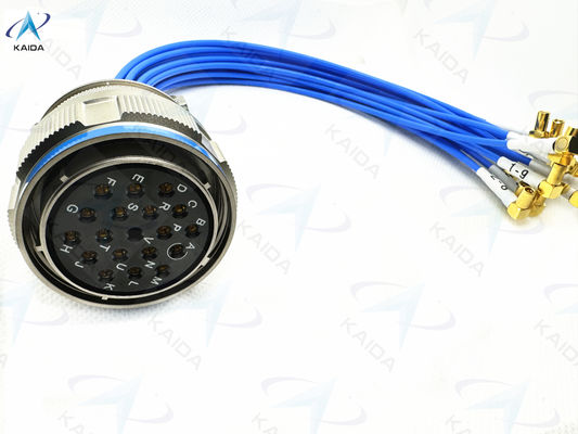 Conector de cabo coaxial de níquel sem elétrico resistente à corrosão para a série D38999/8D