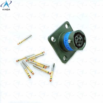 MS27497T08B35SA MIL-DTL-38999 Série II 500 V 6 Contatos Conector elétrico Receptaculo de montagem na parede JTPQ00