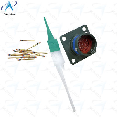 7.5A 13-Contact MIL-DTL-38999 Série 2 Conector com terminação de contração MS27508E10B35P.JTP02 recipiente de montagem de caixa