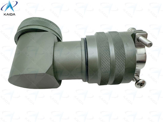 Conector de acoplamento de giro de ângulo e perfil de 90° Backshell com acabamento de cádmio verde-oliva M85049/79-21W07