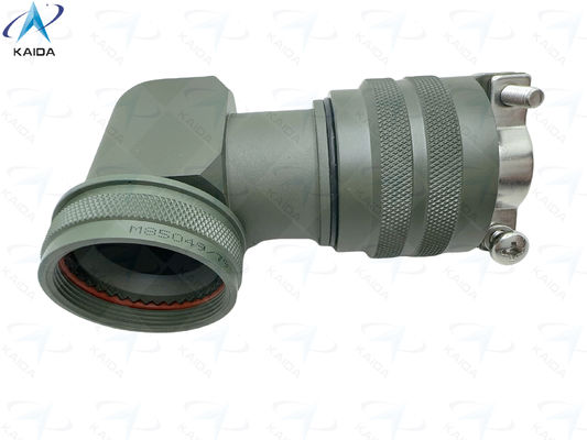 Conector de acoplamento de giro de ângulo e perfil de 90° Backshell com acabamento de cádmio verde-oliva M85049/79-21W07