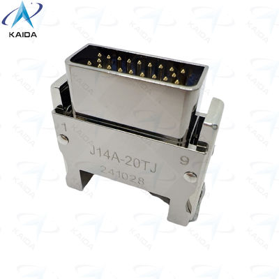 3A Contacto de ouro J14 Conector para temperaturas extremas Conector retangular J14A-20TJ Plug com pin