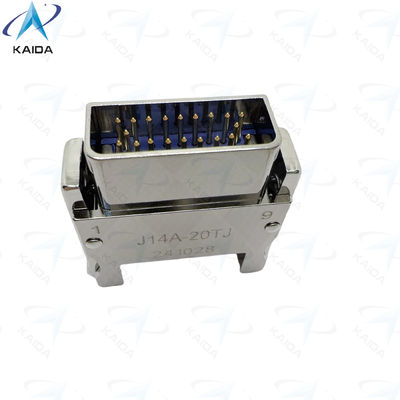 3A Contacto de ouro J14 Conector para temperaturas extremas Conector retangular J14A-20TJ Plug com pin