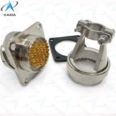 19 Recipiente de tamanho de concha com pinça recta para trás Concha Conector de níquel sem eletricidade durável YPM4-19-2J2 Recipiente com pinça recta para trás Concha