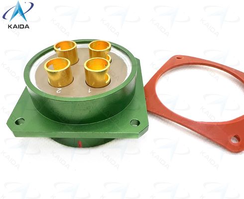 Conector elétrico circular de alumínio -55C a 125C para máquinas industriais pesadas.em temperaturas extremas.Conector de alta corrente.Y50DX-3204ZK10P1