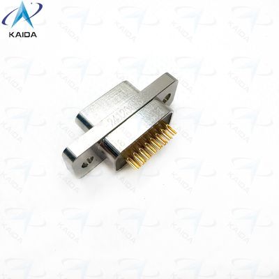 MDM-15PSP Micro-D Metal Shell Nickel Finish para desempenho duradouro. Contactos de placa de ouro de liga de cobre estão em conformidade com o MIL-DTL-83513 MDM-15PSP