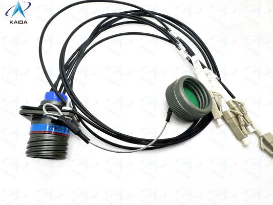 Conectores de fibra óptica montados em painel com conector feminino de montagem Conector de fibra óptica de feixe expandido J599E8/20MWC04N