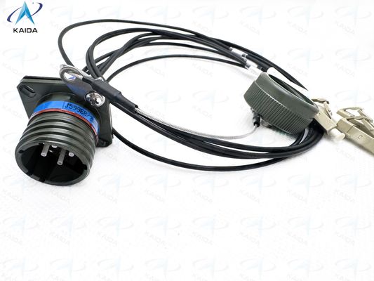 Conectores de fibra óptica montados em painel com conector feminino de montagem Conector de fibra óptica de feixe expandido J599E8/20MWC04N