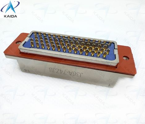 Receptacle de género J36A Conector tipo J14F para necessidades industriais e comerciais.Conforme ao padrão chinês de conectores militares GJB142A-94. J36A-74ZJB