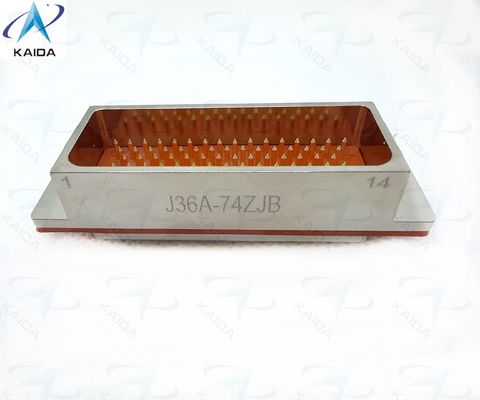 Receptacle de género J36A Conector tipo J14F para necessidades industriais e comerciais.Conforme ao padrão chinês de conectores militares GJB142A-94. J36A-74ZJB