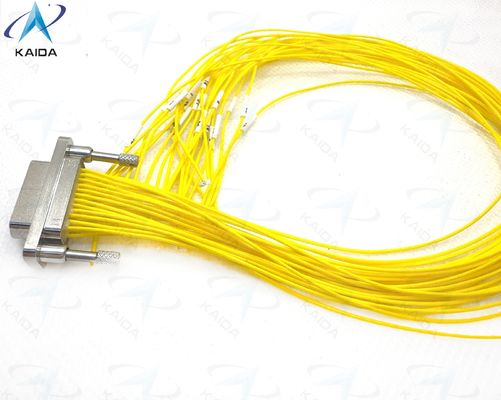 25 Contato Micro-D Metal Shell Material de alumínio para conector elétrico micro-retangular industrial CDbA-31TY 1.27mm Espaçamento de contato CDBA-25TY+30CM