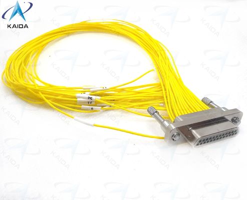 25 Contato Micro-D Metal Shell Material de alumínio para conector elétrico micro-retangular industrial CDbA-31TY 1.27mm Espaçamento de contato CDBA-25TY+30CM