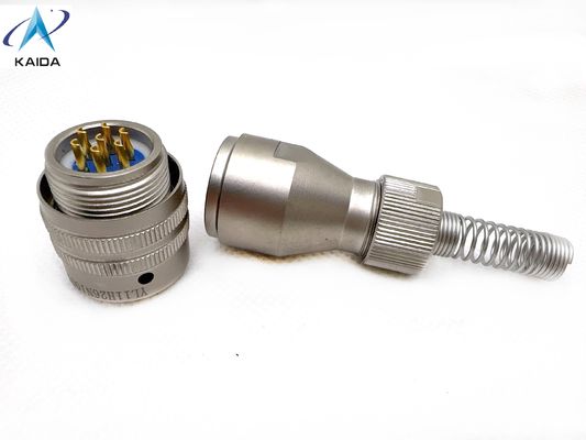 Conector elétrico circular de tipo de contacto de solda de qualidade industrial para estabilidade e ligações.Eletroavião Conector circular de núcleo 7 YL11H26N1007K21