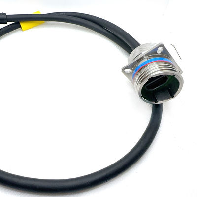 YW3 20E06S-K Conector HDMI Passivado em Aço Inoxidável para Aplicações Profissionais. Série D38999 com HDMI. Interface Multimédia de Alta Definição