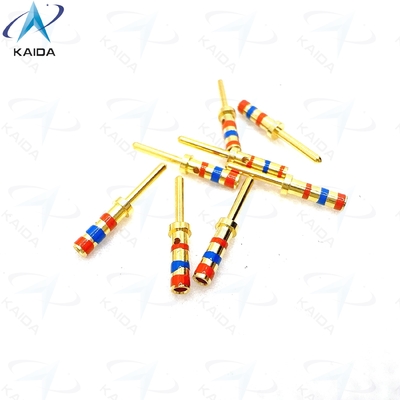 Conector de tipo de terminação de contração de liga de cobre da série D38999 para aplicações pesadas e resistentes.