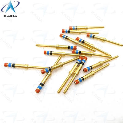 Conector de tipo de terminação de contração de liga de cobre da série D38999 para aplicações pesadas e resistentes.