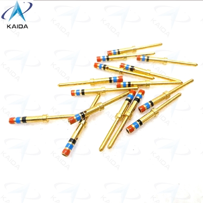 Conector de tipo de terminação de contração de liga de cobre da série D38999 para aplicações pesadas e resistentes.