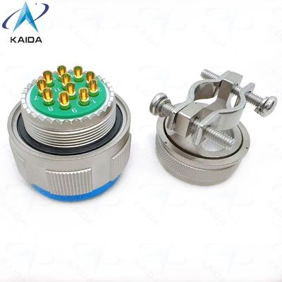 Série MIL-DTL-38999 Ⅲ 11 Contatos Tipo de Contato de Solda para Condições Extremas e Ambientes Exigentes. D38999/26FF11PN-H +M85049/38-19N.8D5&TV06 Series. Níquel Químico.